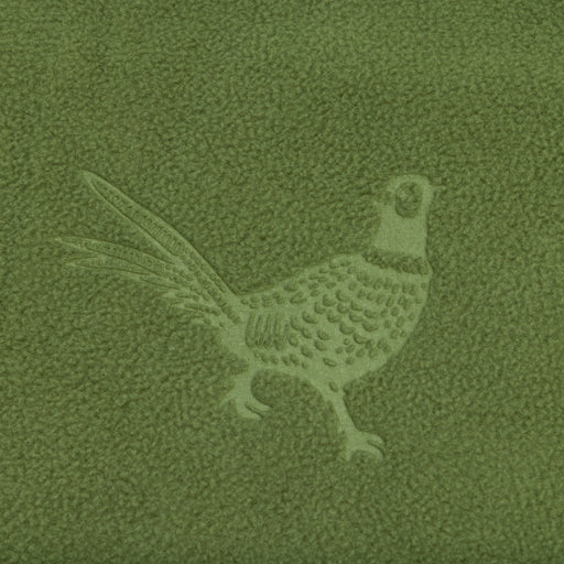 House of Paws Green Embossed Pheasant Fleece Dog Blanket