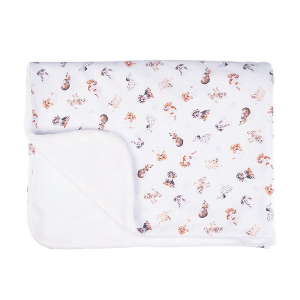 Wrendale Designs Little Paws Dog Baby Blanket