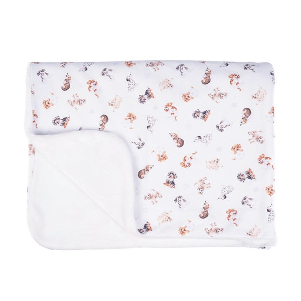 Wrendale Designs Little Paws Dog Baby Blanket