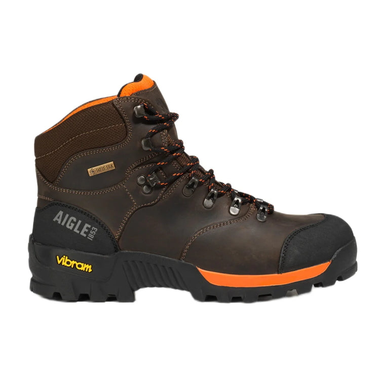 Aigle Altavio Cuir Boots - Dark Brown