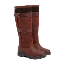 Barbour Ladies Beaconsfield Tall Boot - Mahogony/Choc Nubuck