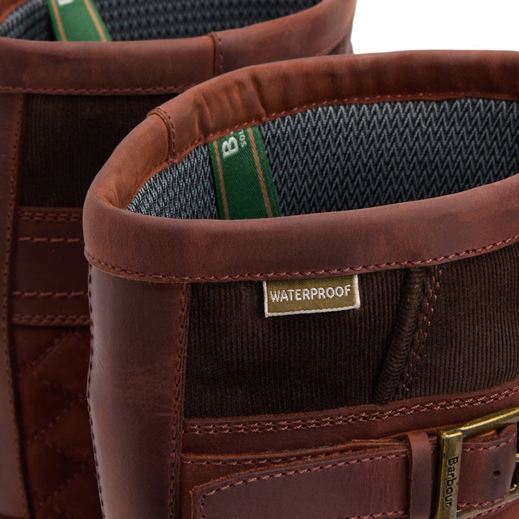 Barbour Ladies Beaconsfield Tall Boot - Mahogony/Choc Nubuck