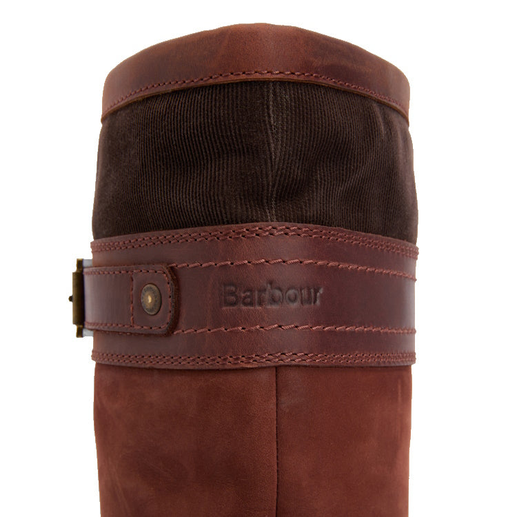 Barbour Ladies Beaconsfield Tall Boot - Mahogony/Choc Nubuck