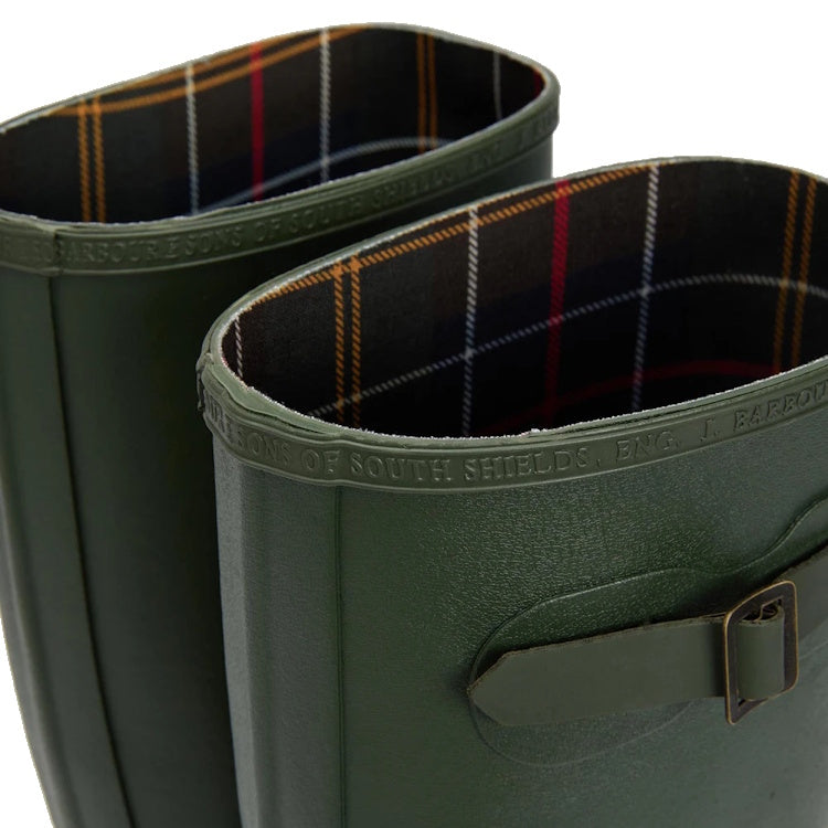Barbour Mens Bede Wellingtons - Olive