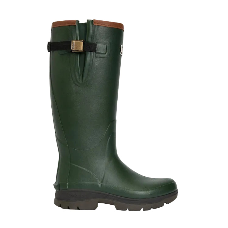 Barbour Mens Tempest Neoprene Lined Wellington Boots - Olive