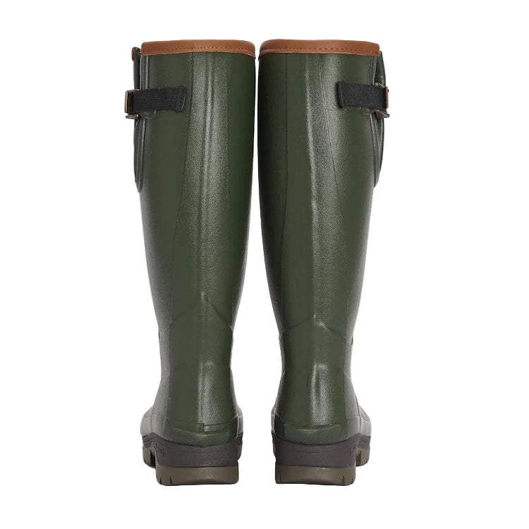 Barbour Ladies Tempest Neoprene Lined Wellington Boots - Olive