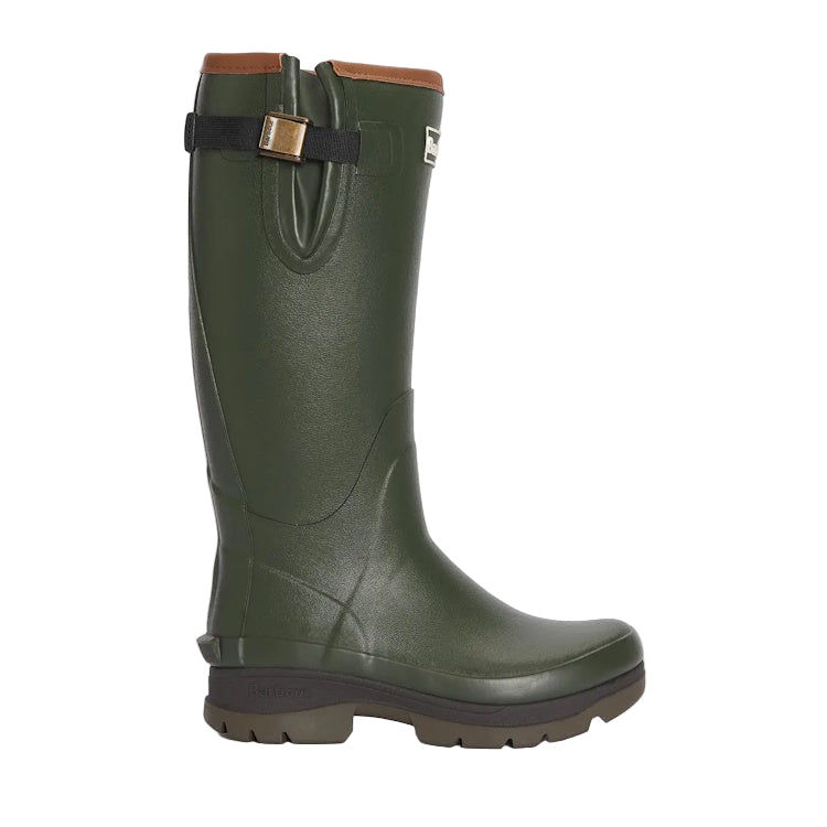 Barbour Ladies Tempest Neoprene Lined Wellington Boots - Olive