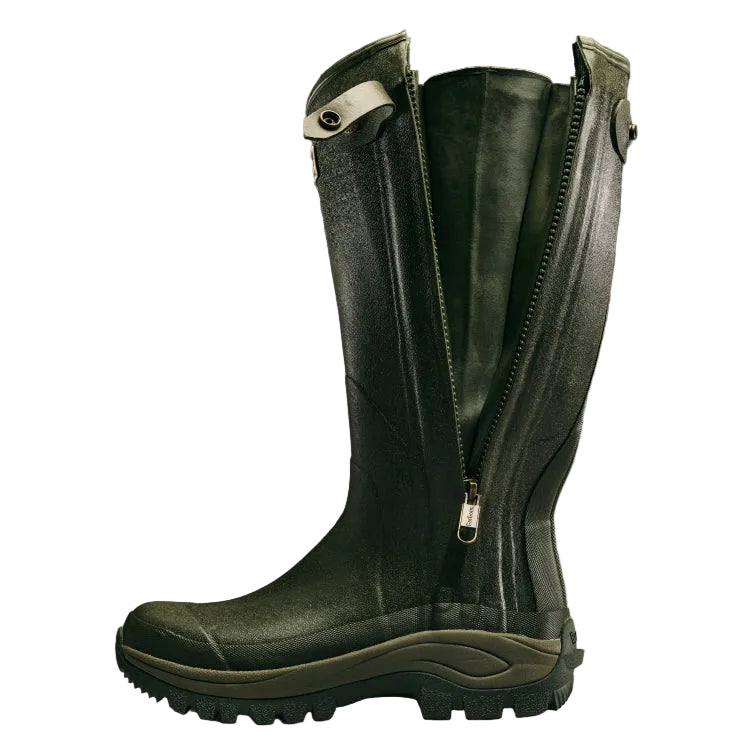 Barbour Teesdale Wellington Boots - Olive