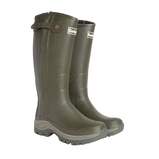 Barbour Teesdale Wellington Boots - Olive