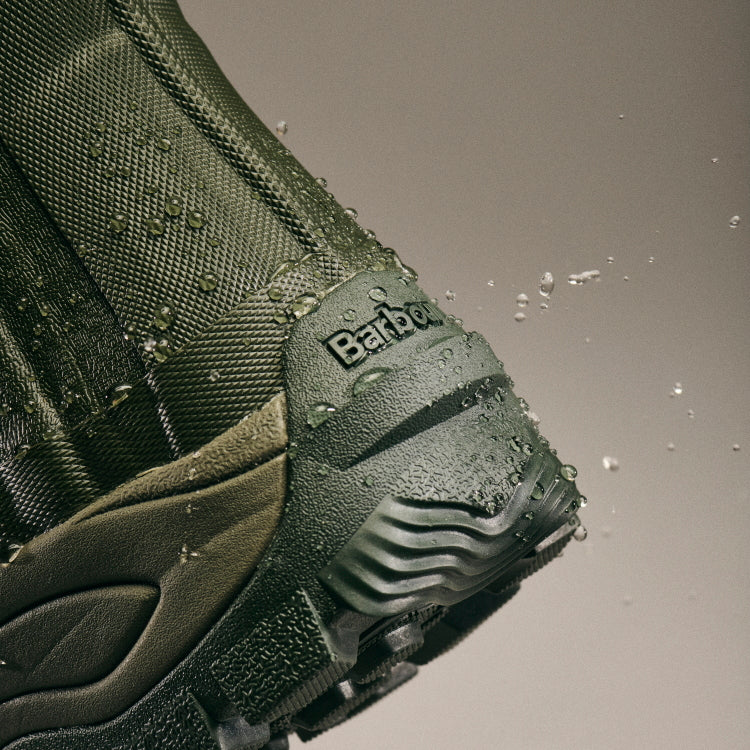 Barbour Teesdale Wellington Boots - Olive