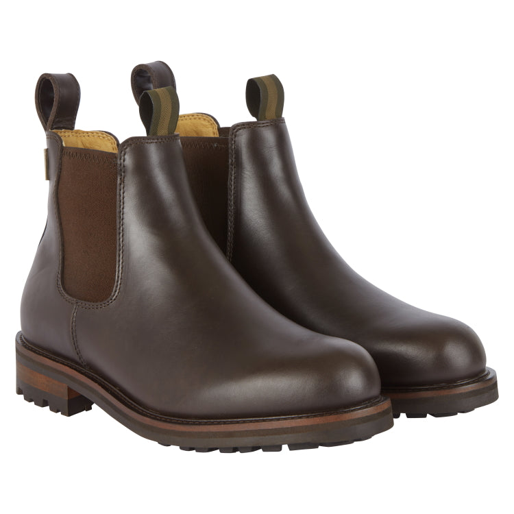 Le Chameau Chelsea Aventure Leather Boots - Dark Brown