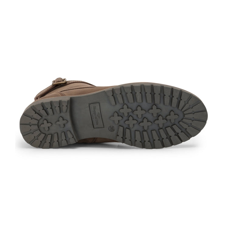 Hoggs of Fife Ladies Bridle Buckle Boots - Brown