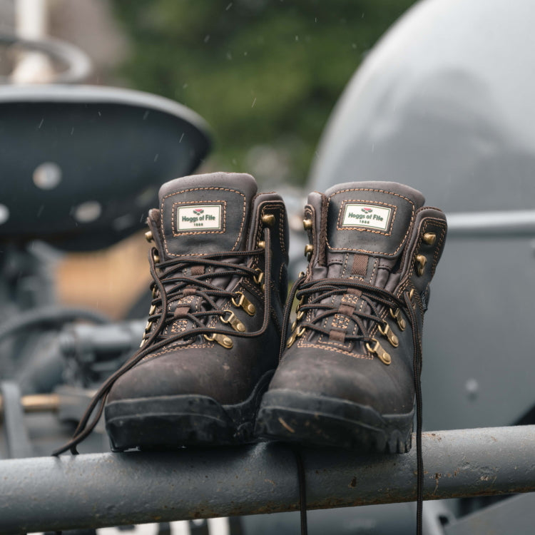 Hoggs of Fife Munro Classic Hiking Boots - Crazy Horse Brown