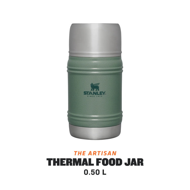 Stanley Artisan Thermal Food Jar 0.5L - Hammertone Green