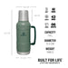 Stanley Artisan Thermal Bottle 1.4L - Hammertone Green