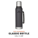 Stanley Legendary 1.0L Classic Bottle - Charcoal