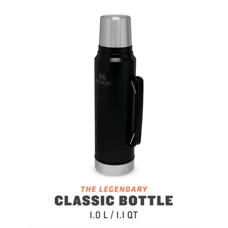 Stanley Legendary 1.0L Classic Bottle - Matte Black Pebble