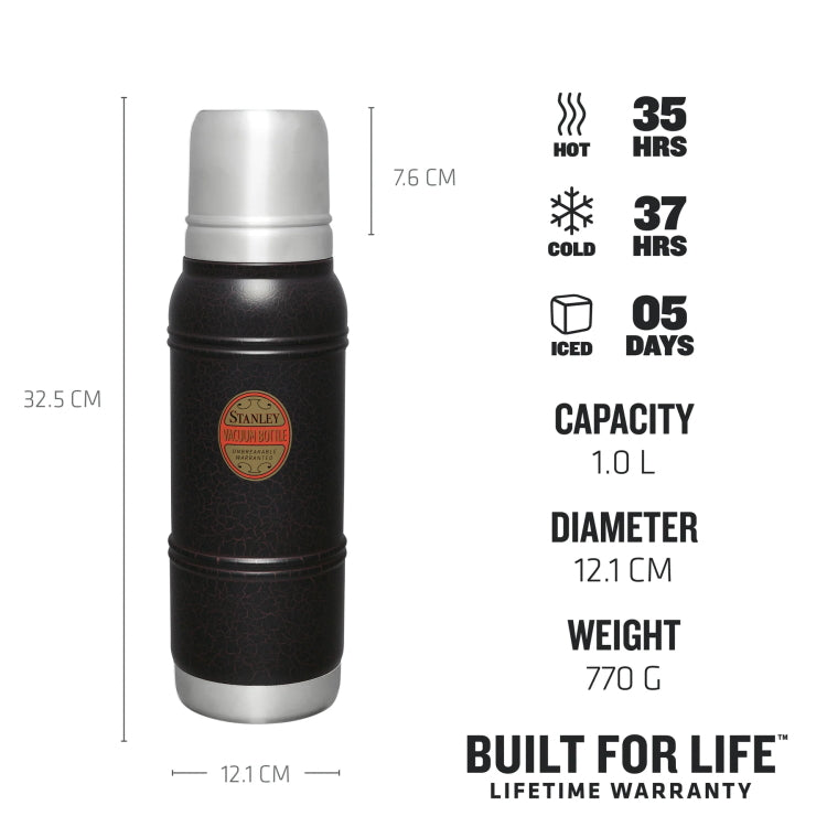 Stanley Milestones 1.0L Thermal Bottle - 1920 Black Patina