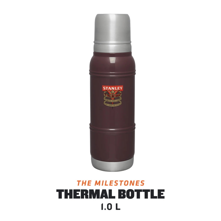 Stanley Milestones 1.0L Thermal Bottle - 1940 Garnet Gloss