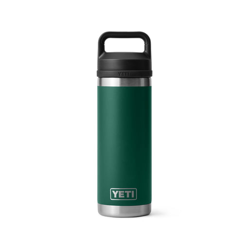 Yeti Rambler 18oz Insulated Bottle with Chug Cap - Black Forest Green