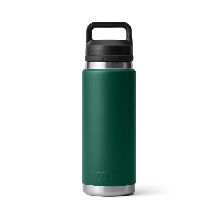 Yeti Rambler 26oz Insulated Bottle with Chug Cap - Black Forest Green