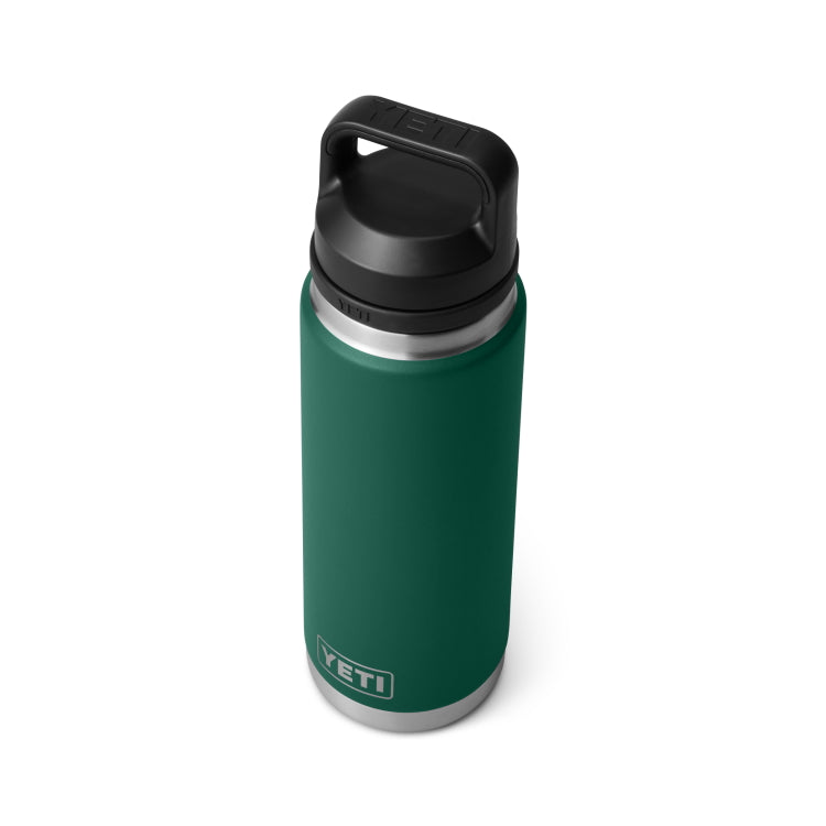 Yeti Rambler 26oz Insulated Bottle with Chug Cap - Black Forest Green