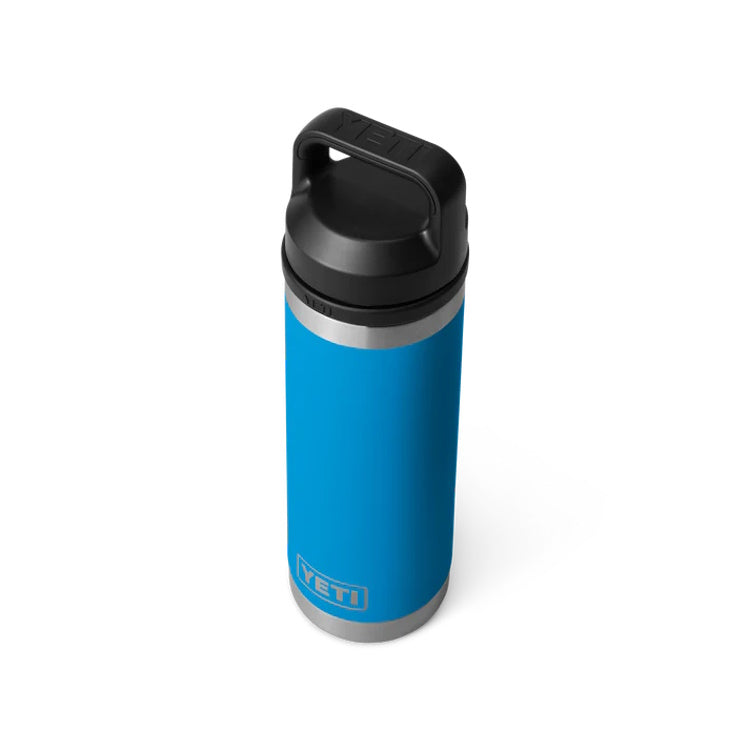 Yeti Rambler 18oz Insulated Bottle with Chug Cap - Big Wave Blue
