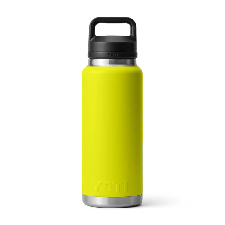 Yeti Rambler 36oz Insulated Bottle with Chug Cap - Firefly Yellow