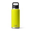 Yeti Rambler 36oz Insulated Bottle with Chug Cap - Firefly Yellow