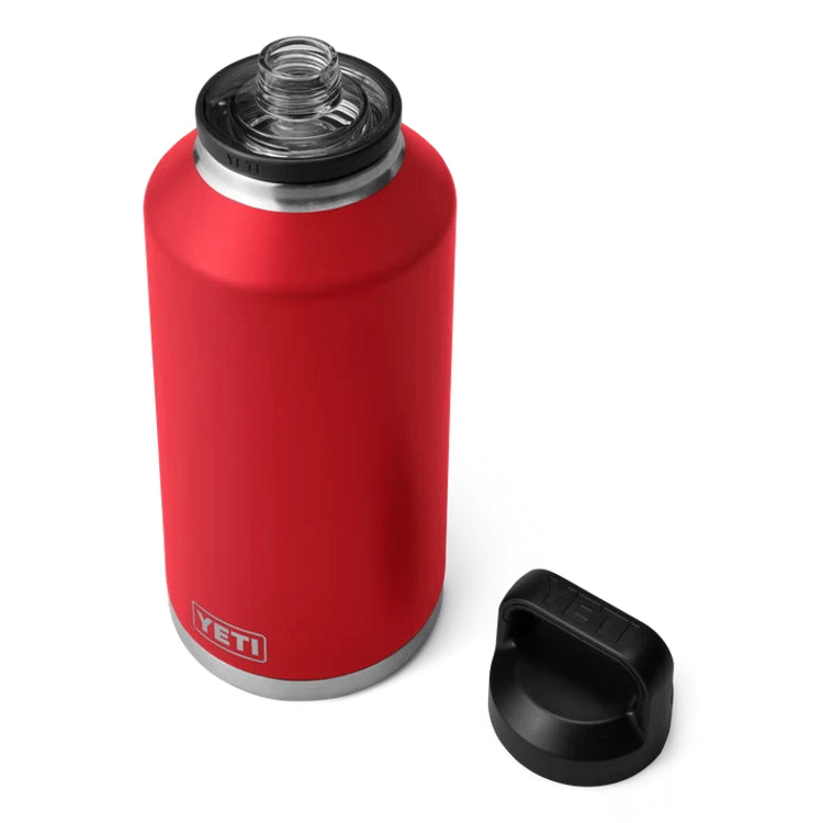 Yeti Rambler 64oz Insulated Bottle with Chug Cap - Rescue Red
