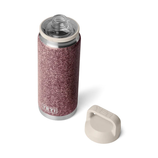Yeti Rambler 26oz Insulated Bottle with Chug Cap - Riverhead Red Tweed
