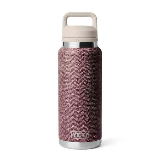 Yeti Rambler 36oz Insulated Bottle with Chug Cap - Riverhead Red Tweed