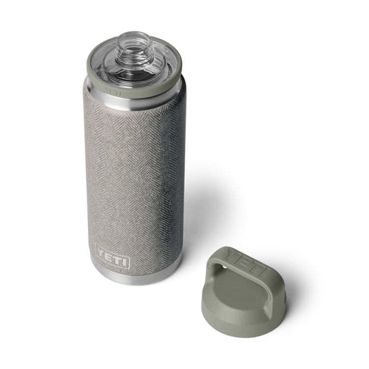 Yeti Rambler 26oz Insulated Bottle with Chug Cap - Riverhead Green Tweed