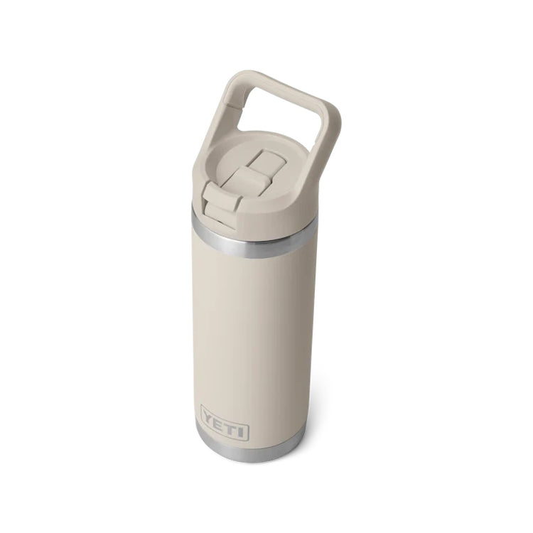 Yeti Rambler 18oz Insulated Bottle with Colour Matched Straw Cap - Cape Taupe