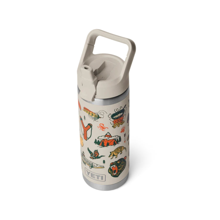 Yeti Rambler 18oz Insulated Bottle with Colour Matched Straw Cap - Cape Summer Camp