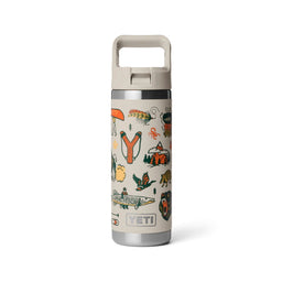 Yeti Rambler 18oz Insulated Bottle with Colour Matched Straw Cap - Cape Summer Camp