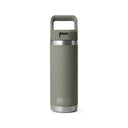 Yeti Rambler 18oz Insulated Bottle with Colour Matched Straw Cap - Pampa Green