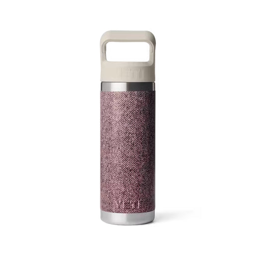 Yeti Rambler 18oz Insulated Bottle with Straw Cap - Riverhead Red Tweed