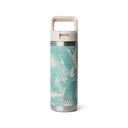 Yeti Rambler 18oz Insulated Bottle with Colour Matched Straw Cap - Sea View