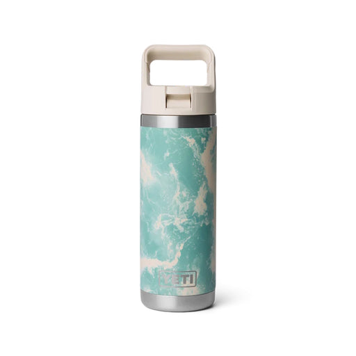 Yeti Rambler 18oz Insulated Bottle with Colour Matched Straw Cap - Sea View
