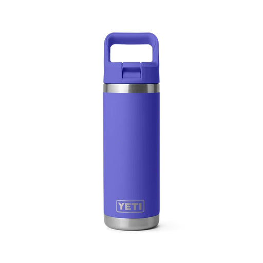 Yeti Rambler 18oz Insulated Bottle with Colour Matched Straw Cap - Ultra Marine Violet