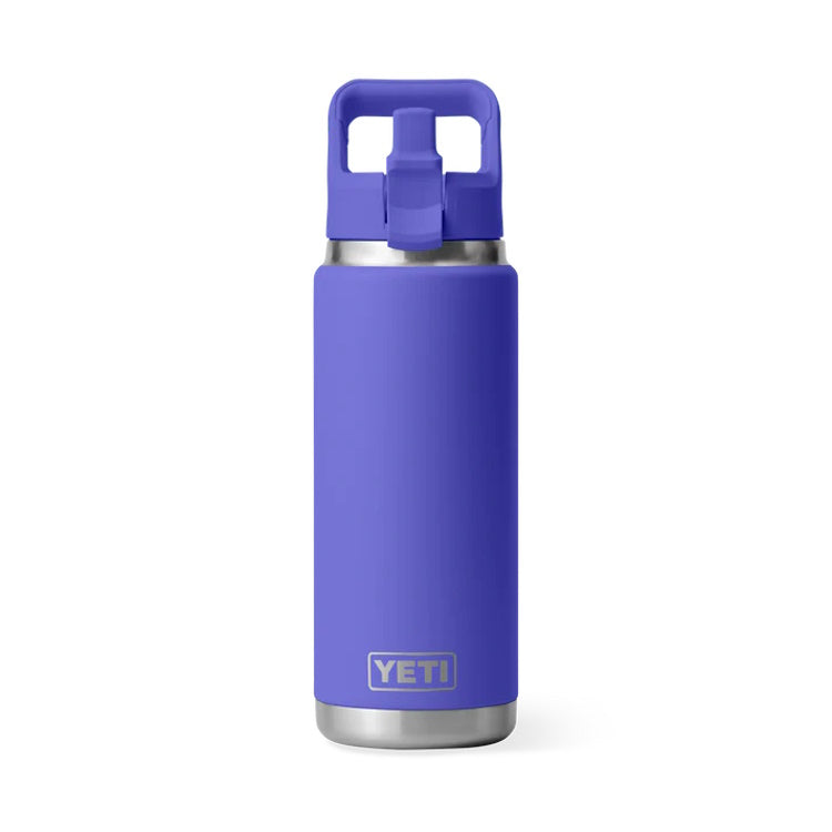 Yeti Rambler 26oz Insulated Bottle with Colour Matched Straw Cap - Ultra Marine Violet