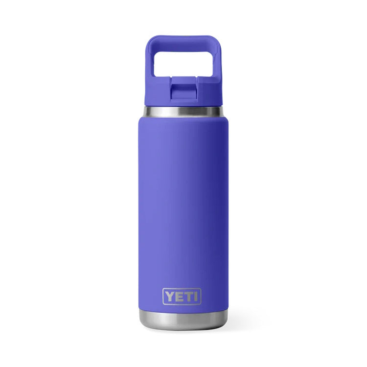 Yeti Rambler 26oz Insulated Bottle with Colour Matched Straw Cap - Ultra Marine Violet