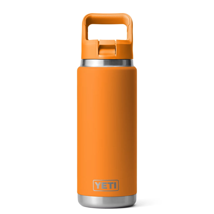 Yeti Rambler 26oz Insulated Bottle with Straw Cap - King Crab Orange