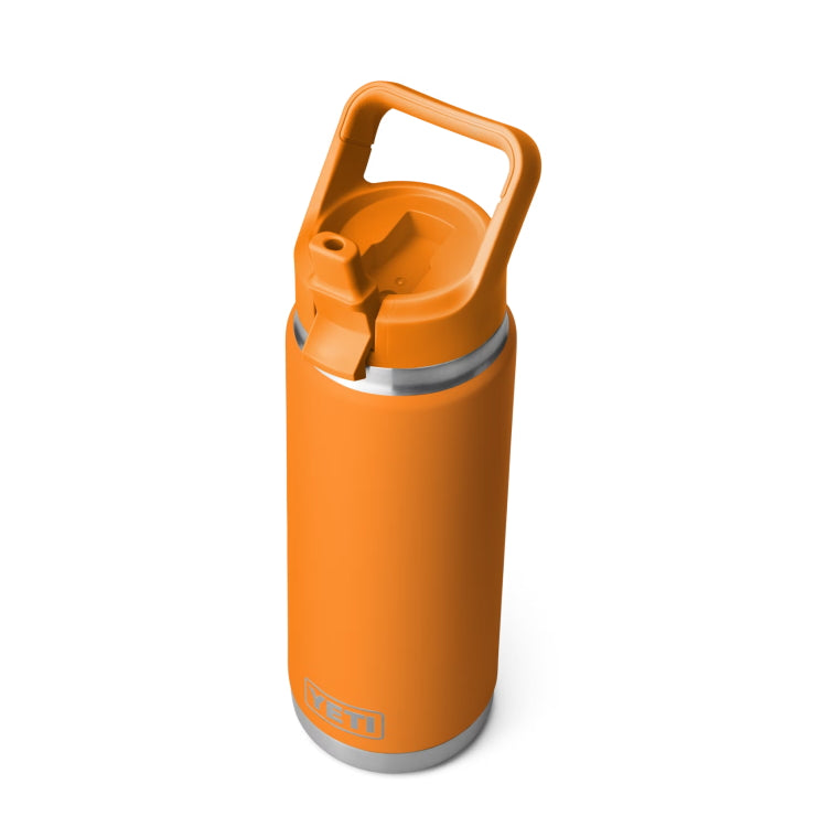 Yeti Rambler 26oz Insulated Bottle with Straw Cap - King Crab Orange