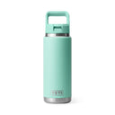 Yeti Rambler 26oz Insulated Bottle with Colour Matched Straw Cap - Seafoam