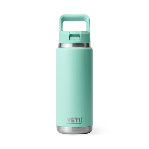 Yeti Rambler 26oz Insulated Bottle with Colour Matched Straw Cap - Seafoam