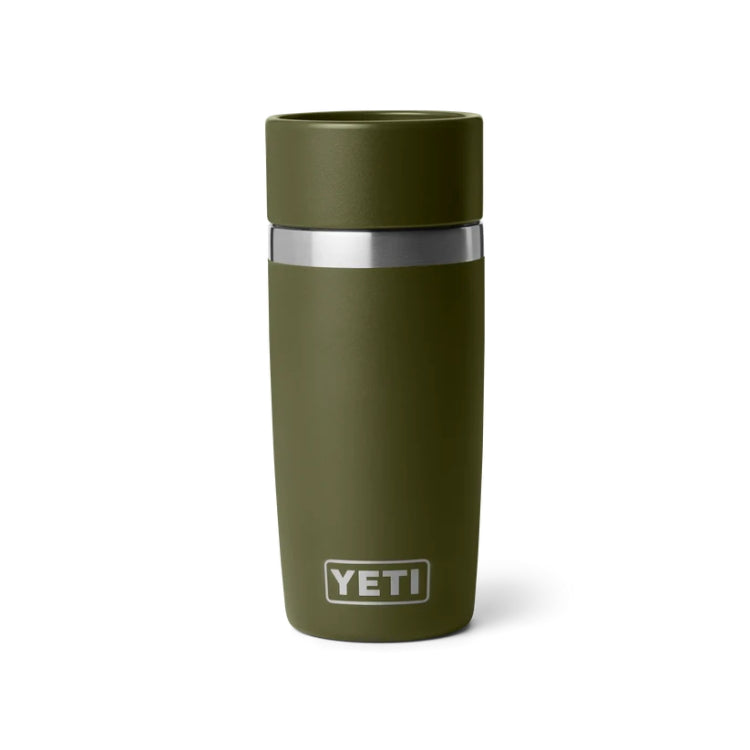 Yeti Rambler 12oz Travel Bottle - Olive/King Crab Orange
