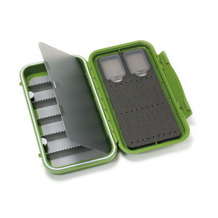 C&F Design 2-Row Waterproof Tube Fly Case With 6 Compartments - Large - Olive
