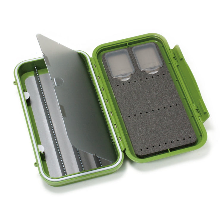 C&F Design 3-Row Waterproof Tube Fly Case With 4 Compartments - Large - Olive